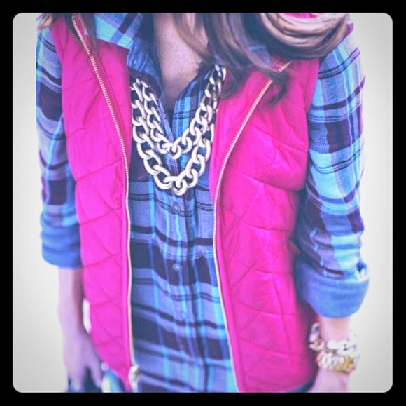 Michael Kors Jackets & Blazers - NWT{Michael Kors} Puffer Vest Electric Pink